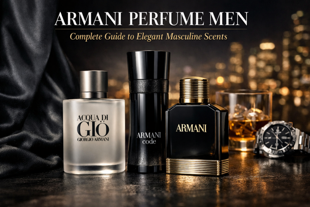 Armani Perfume Men Complete Guide to Elegant Masculine Scents